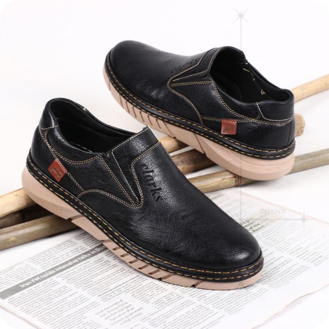 کفش مردانه چرم Clarks ap مدل 740