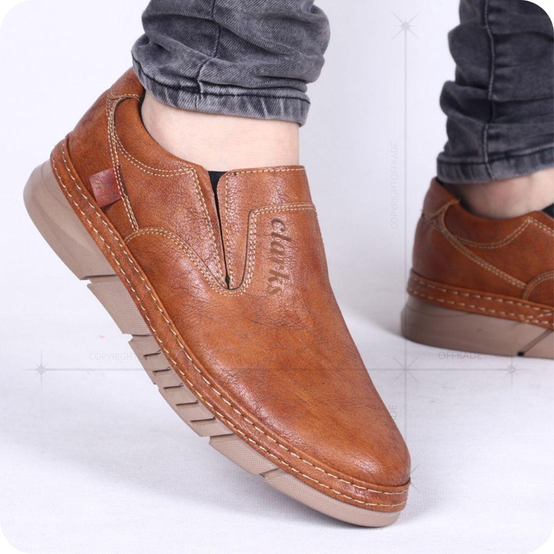 کفش مردانه چرم Clarks ap مدل 739